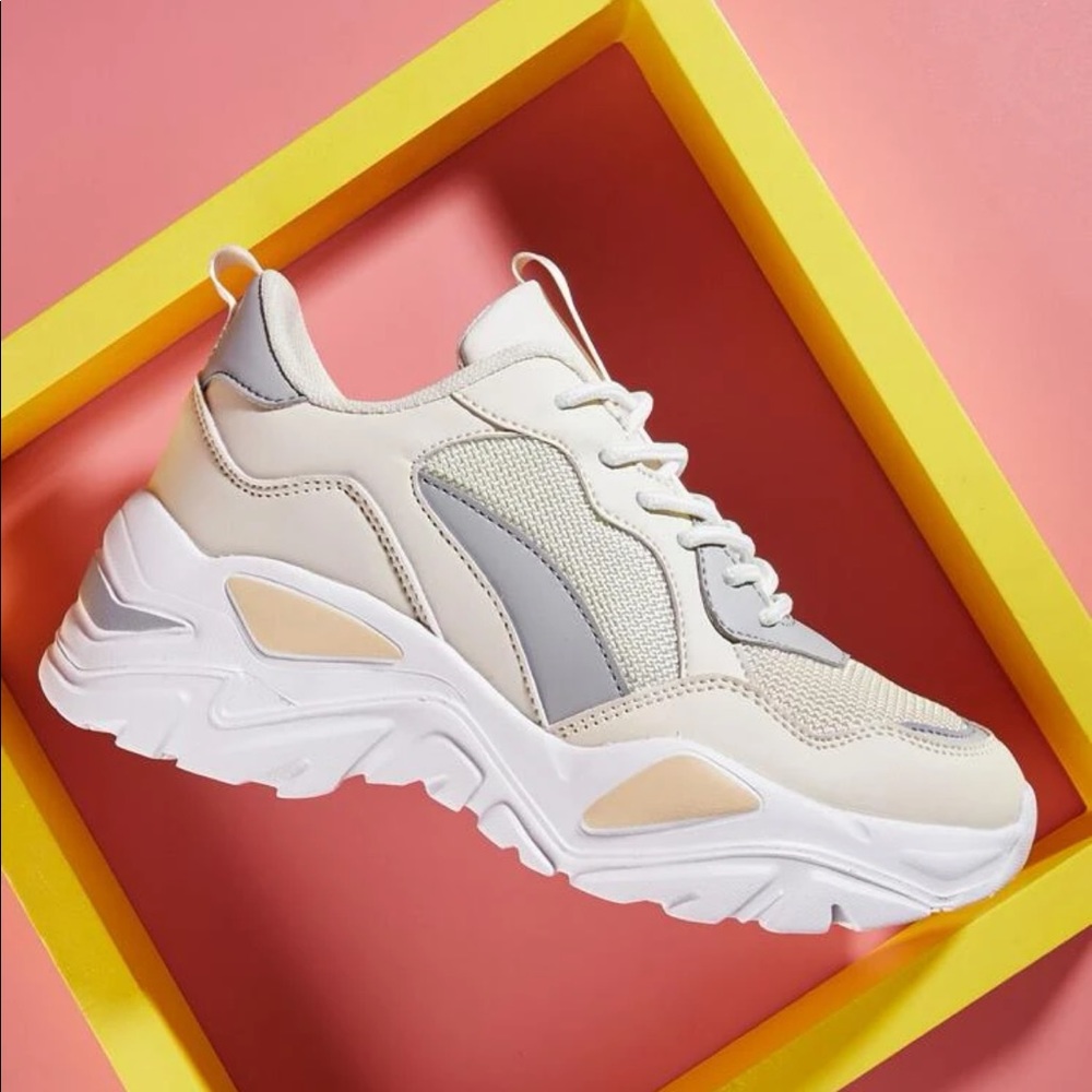 Chunky platform fashion sneakers
